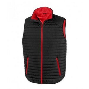 Result Adults Unisex Thermoquilt Vest / Black/Red